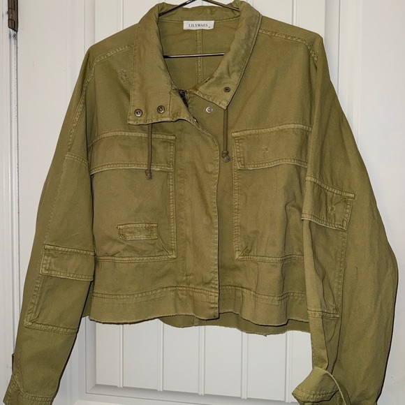 Lily Maes Olive Green Jacket - Picture 16 of 16